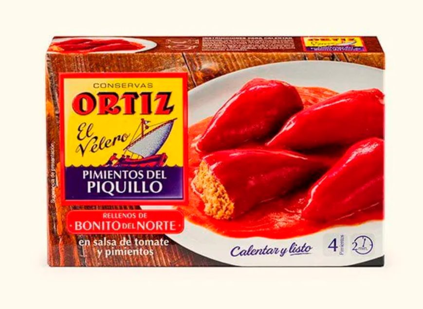 Pimientos con Bonito del Norte 300g - Ortiz