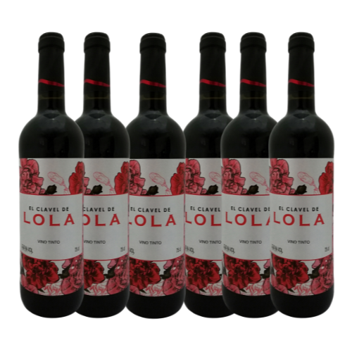 Vino joven El Clavel de Lola - Pack 6 Botellas